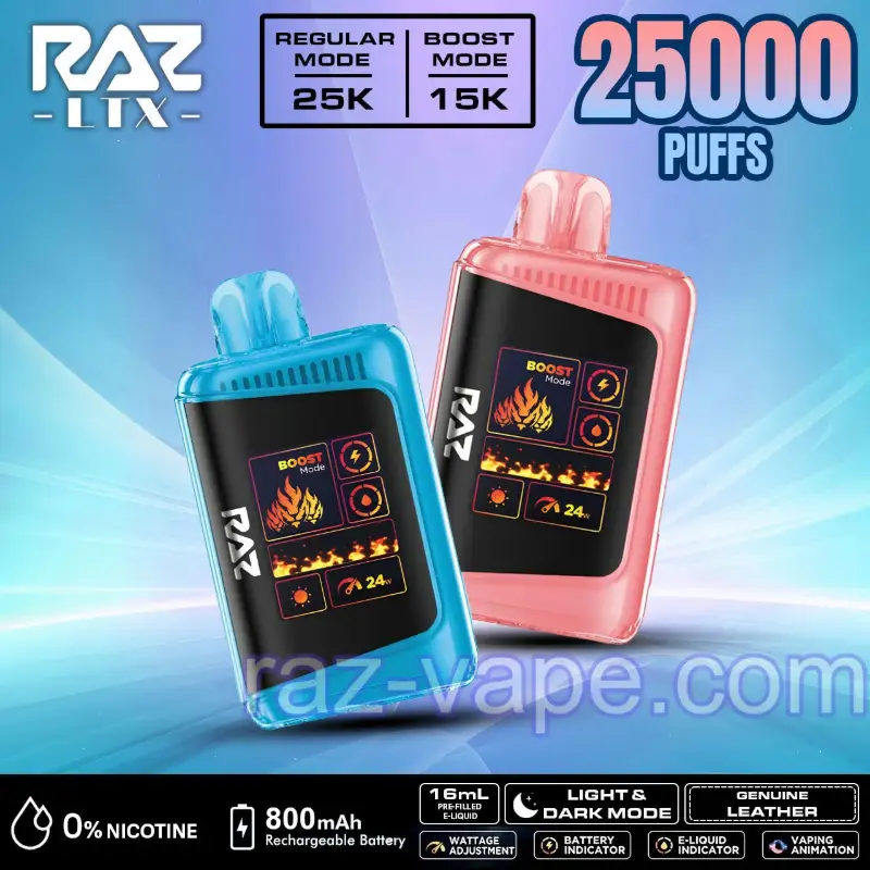 RAZ LTX 25K Zero Nicotine