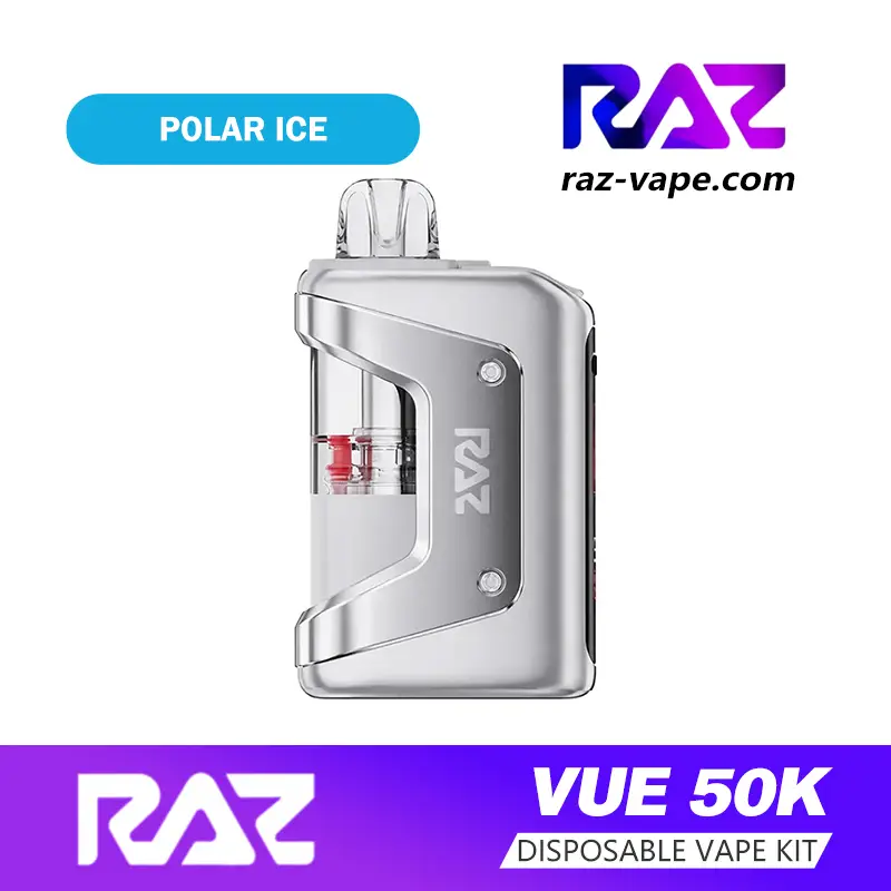 RAZ Polar Ice flavor — available on VUE 50K and TN9000