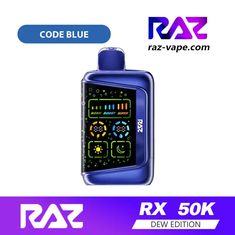 RAZ Code Blue — RX 50K Code series disposable vape