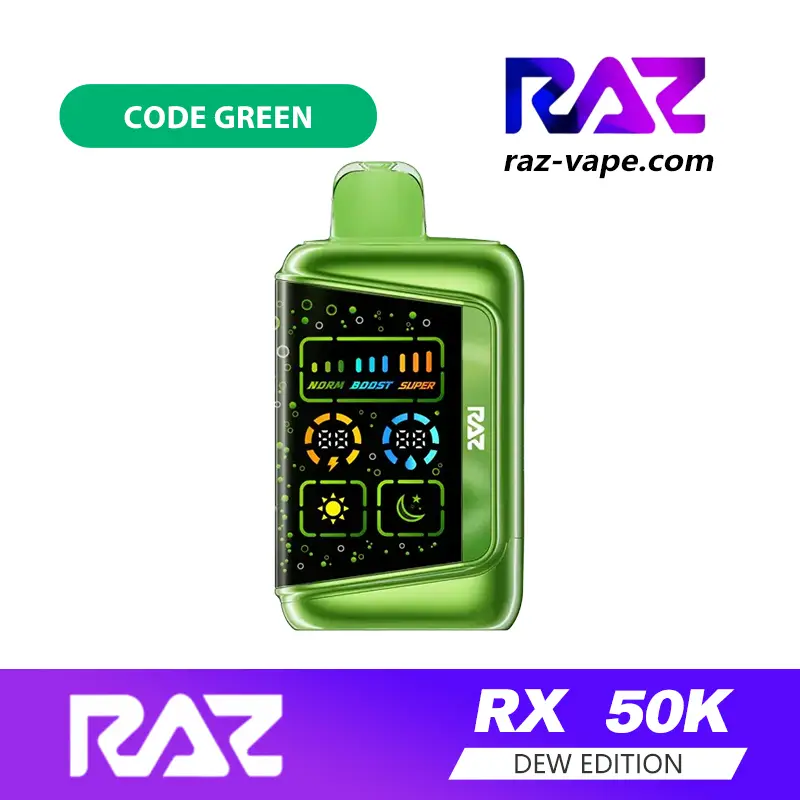 RAZ Code Green — RX 50K Code series disposable vape