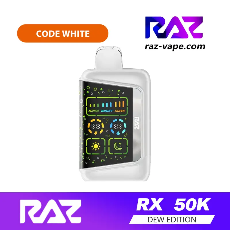 RAZ Code White — RX 50K Code series disposable vape